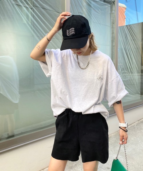 WHO'S WHO gallery（フーズフーギャラリー）の「COOPER FACT 刺繍ロゴTEE（Tシャツ/カットソー・メンズ・ホワイト/アッシュグレー/ブラック/ブラウン/グリーン・FREE）」の4枚目の写真