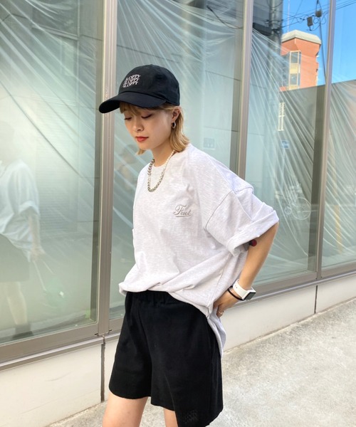 WHO'S WHO gallery（フーズフーギャラリー）の「COOPER FACT 刺繍ロゴTEE（Tシャツ/カットソー・メンズ・ホワイト/アッシュグレー/ブラック/ブラウン/グリーン・FREE）」の6枚目の写真