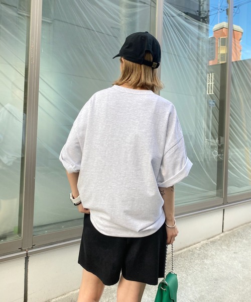 WHO'S WHO gallery（フーズフーギャラリー）の「COOPER FACT 刺繍ロゴTEE（Tシャツ/カットソー・メンズ・ホワイト/アッシュグレー/ブラック/ブラウン/グリーン・FREE）」の8枚目の写真