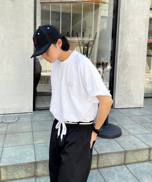 WHO'S WHO gallery（フーズフーギャラリー）の「COOPER FACT 刺繍ロゴTEE（Tシャツ/カットソー・メンズ・ホワイト/アッシュグレー/ブラック/ブラウン/グリーン・FREE）」の11枚目の写真