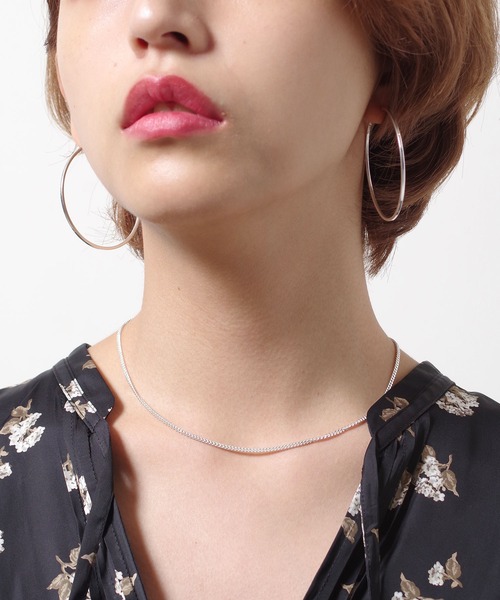 Taaii(ターイ)の「Taaii:SILVER 925 KIHEI SHORT NECKLACE / シルバー925 喜平ショートネックレス(ネックレス・レディース・シルバー/ゴールド・FREE)」の3枚目の写真