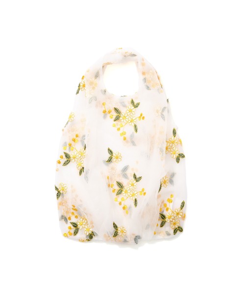 Francfranc（フランフラン）の「チュールバッグ イエロー×ホワイト（ハンドバッグ・レディース・マルチ・FREE）」の3枚目の写真