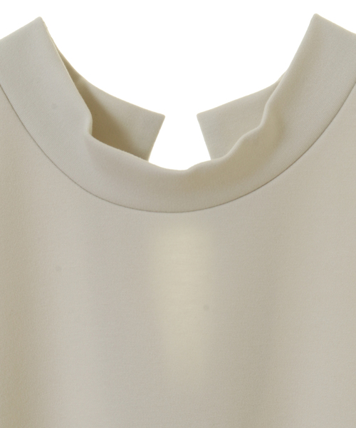 alcali（アルカリ）の「スピンドルシャツ袖ジャージーワンピ（ワンピース・レディース・アイボリー/ブラック・FREE）」の9枚目の写真