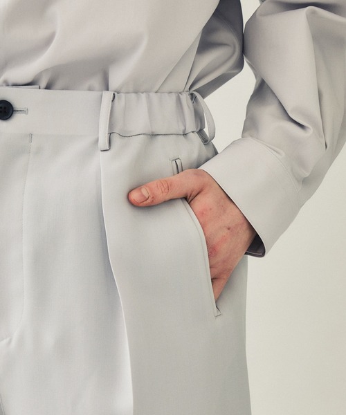 city（シティ）の「WIDE TAPERED PANTS（スラックス・メンズ・ブラック/ライトグレー/パープル・2/1/3）」の14枚目の写真