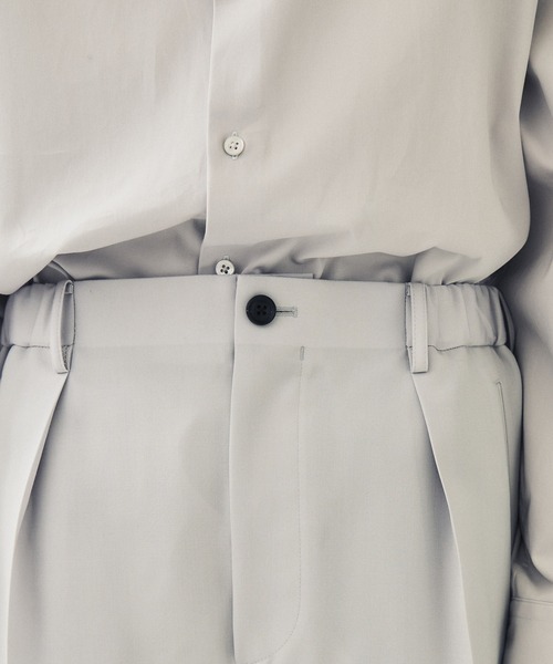 city（シティ）の「WIDE TAPERED PANTS（スラックス・メンズ・ブラック/ライトグレー/パープル・2/1/3）」の20枚目の写真