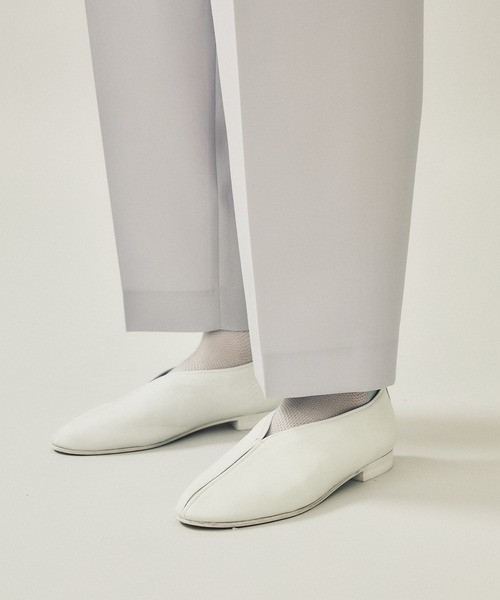 city（シティ）の「WIDE TAPERED PANTS（スラックス・メンズ・ブラック/ライトグレー/パープル・2/1/3）」の5枚目の写真