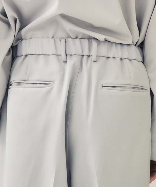 city（シティ）の「WIDE TAPERED PANTS（スラックス・メンズ・ブラック/ライトグレー/パープル・2/1/3）」の8枚目の写真