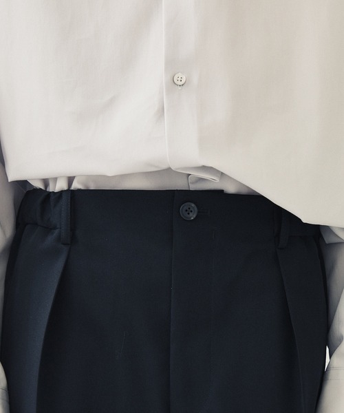 city（シティ）の「WIDE TAPERED PANTS（スラックス・メンズ・ブラック/ライトグレー/パープル・2/1/3）」の19枚目の写真