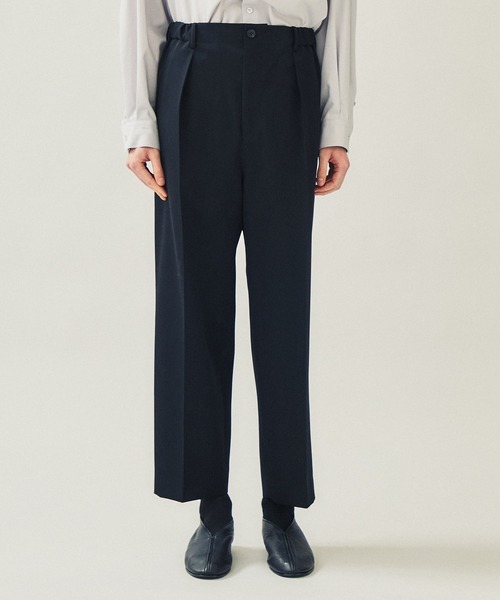 city（シティ）の「WIDE TAPERED PANTS（スラックス・メンズ・ブラック/ライトグレー/パープル・2/1/3）」の16枚目の写真