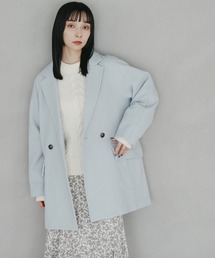 N.（N. Natural Beauty Basic） | 【S Size Line】◆ビーバーメルトンラグランテーラーショートコート(チェスターコート)