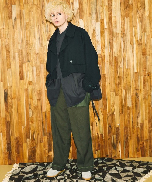 MAISON SPECIAL（メゾンスペシャル）の「《ユニセックスアイテム》プライムオーバータイシャツ 【MAISON SPECIAL/メゾンスペシャル】（シャツ/ブラウス・メンズ・ブラック/カーキ/ピンク・1/2）」の8枚目の写真