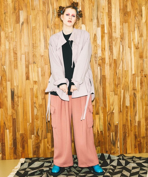 MAISON SPECIAL（メゾンスペシャル）の「《ユニセックスアイテム》プライムオーバータイシャツ 【MAISON SPECIAL/メゾンスペシャル】（シャツ/ブラウス・メンズ・ブラック/カーキ/ピンク・1/2）」の12枚目の写真