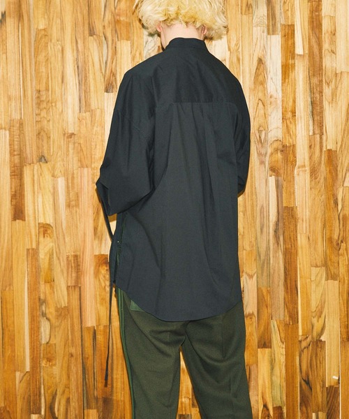 MAISON SPECIAL（メゾンスペシャル）の「《ユニセックスアイテム》プライムオーバータイシャツ 【MAISON SPECIAL/メゾンスペシャル】（シャツ/ブラウス・メンズ・ブラック/カーキ/ピンク・1/2）」の15枚目の写真