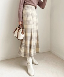 バックレースアップマーメイドスカート