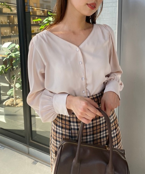 one after another NICE CLAUP（ワンアフターアナザーナイスクラップ）の「バックレースアップマーメイドスカート（スカート・レディース・ブラック/ブラウン/ホワイト系その他/ブラック系その他/ベージュ系その他・MEDIUM/LARGE）」の14枚目の写真