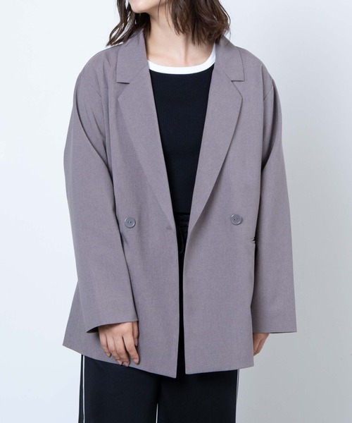 WEGO(ウィゴー)の「WEGO/テーラードジャケット(テーラードジャケット・レディース・ブラック/ブラウン/グレー/ベージュ系その他2/ブラック系その他3・FREE)」の13枚目の写真