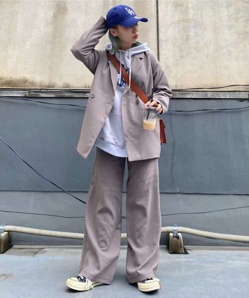 WEGO(ウィゴー)の「WEGO/テーラードジャケット(テーラードジャケット・レディース・ブラック/ブラウン/グレー/ベージュ系その他2/ブラック系その他3・FREE)」の12枚目の写真