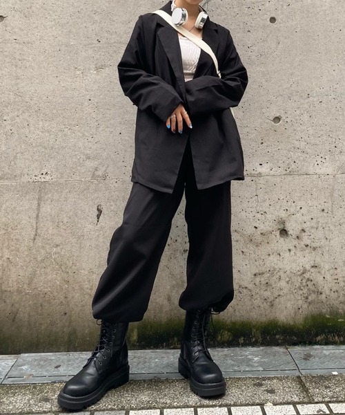 WEGO(ウィゴー)の「WEGO/テーラードジャケット(テーラードジャケット・レディース・ブラック/ブラウン/グレー/ベージュ系その他2/ブラック系その他3・FREE)」の8枚目の写真