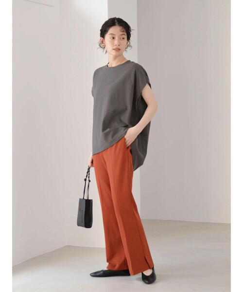 AMERICAN HOLIC（アメリカンホリック）の「ジョーゼットバックドレープカットプルオーバー（Tシャツ/カットソー・レディース・モカ/チャコールグレー/ブルー・L/M）」の17枚目の写真