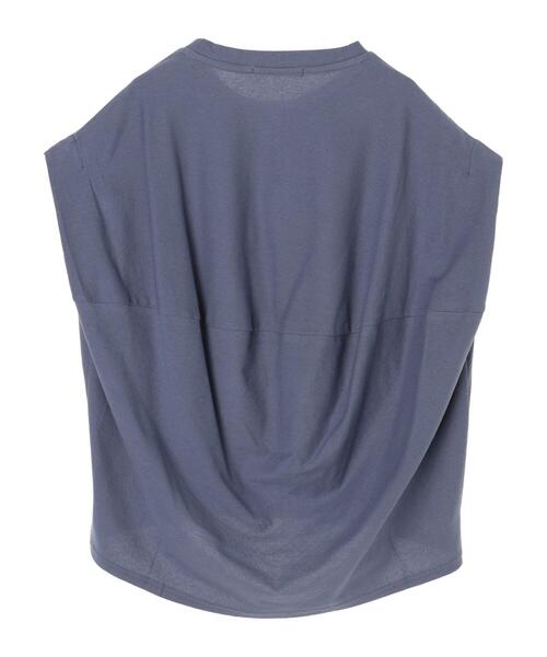 AMERICAN HOLIC（アメリカンホリック）の「ジョーゼットバックドレープカットプルオーバー（Tシャツ/カットソー・レディース・モカ/チャコールグレー/ブルー・L/M）」の11枚目の写真