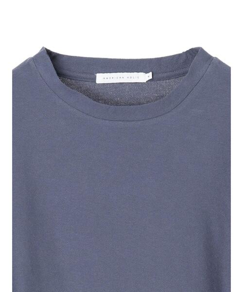 AMERICAN HOLIC（アメリカンホリック）の「ジョーゼットバックドレープカットプルオーバー（Tシャツ/カットソー・レディース・モカ/チャコールグレー/ブルー・L/M）」の10枚目の写真