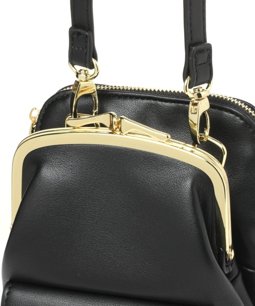 studio CLIP（スタディオクリップ）の「ＰＵがま口機能ショルダーバッグ（ショルダーバッグ・レディース・ブラック/ベージュ/グリーン・FREE）」の9枚目の写真