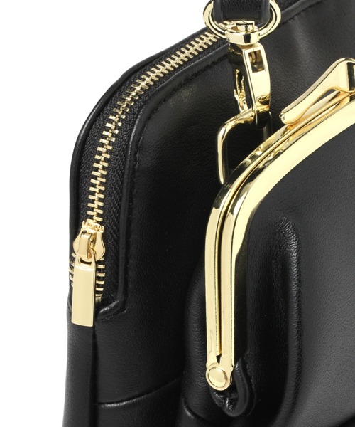 studio CLIP（スタディオクリップ）の「ＰＵがま口機能ショルダーバッグ（ショルダーバッグ・レディース・ブラック/ベージュ/グリーン・FREE）」の18枚目の写真