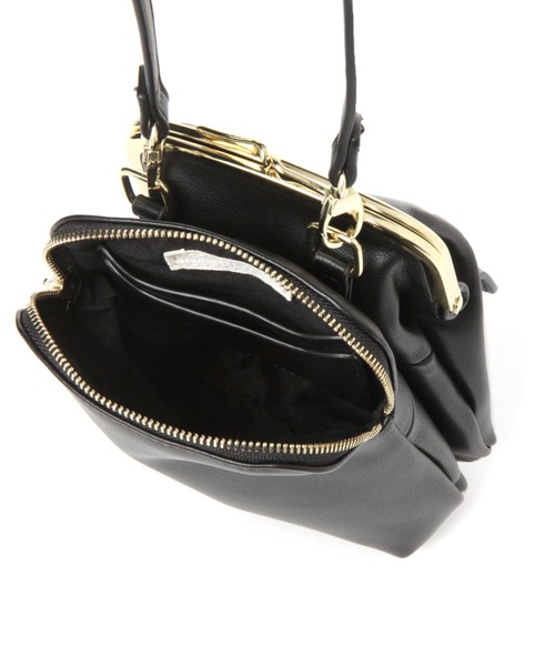 studio CLIP（スタディオクリップ）の「ＰＵがま口機能ショルダーバッグ（ショルダーバッグ・レディース・ブラック/ベージュ/グリーン・FREE）」の14枚目の写真