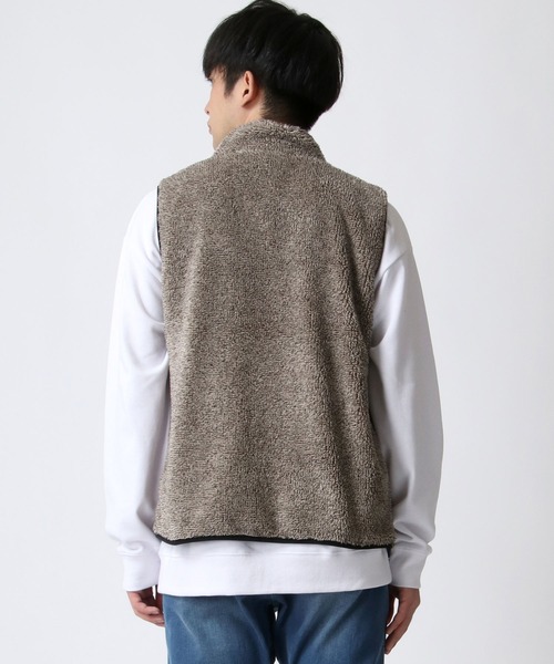 LOGOS(ロゴス)の「LOGOS/ロゴス ボアフリース スタンドカラー ベスト(ベスト・メンズ・ネイビー/グレー/カーキ・LL/M/L)」の20枚目の写真