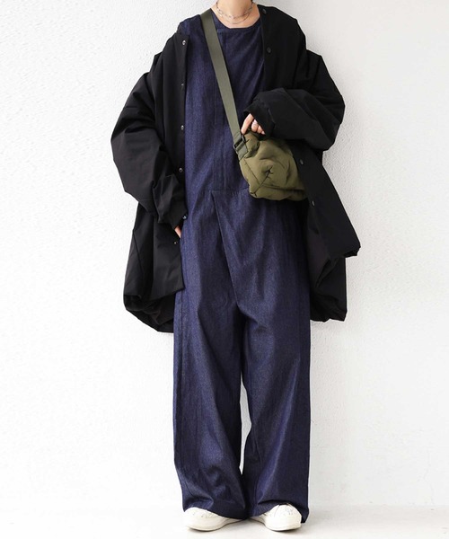 antiqua（アンティカ）の「ノンウォッシュデニムオールインワン（つなぎ/オールインワン・レディース・ノンウォッシュ・FREE）」の8枚目の写真