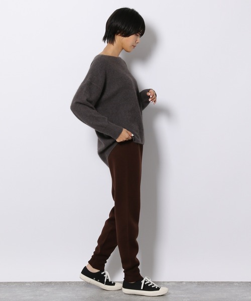 LAKOLE(ラコレ)の「12Gカシミアタッチジョガーパンツ / 214952(その他パンツ・レディース・ブラック/ブラウン/アイボリー・SMALL/MEDIUM)」の14枚目の写真