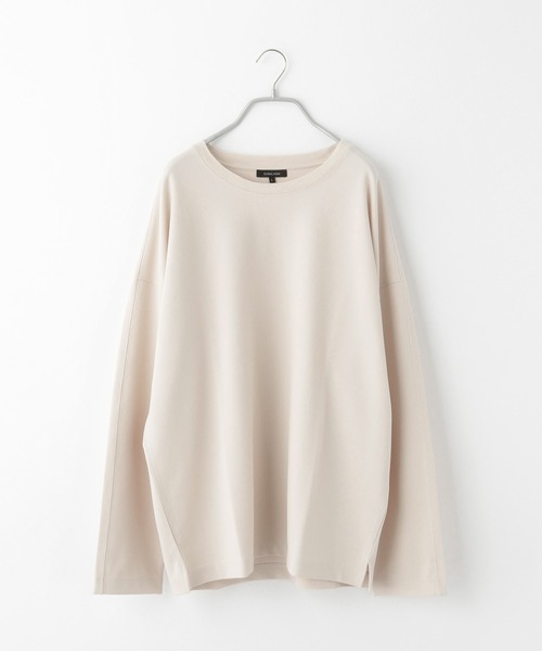 GLOBAL WORK（グローバルワーク）の「ジョーゼットクルーTシャツ/215337（Tシャツ/カットソー・メンズ・チャコールグレー/ライトブルー/ネイビー/オフホワイト/グリーン系その他7・SMALL/MEDIUM/LARGE）」の2枚目の写真