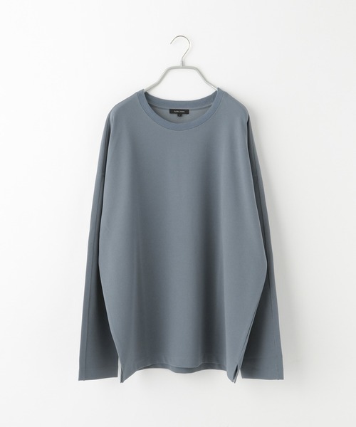 GLOBAL WORK（グローバルワーク）の「ジョーゼットクルーTシャツ/215337（Tシャツ/カットソー・メンズ・チャコールグレー/ライトブルー/ネイビー/オフホワイト/グリーン系その他7・SMALL/MEDIUM/LARGE）」の4枚目の写真