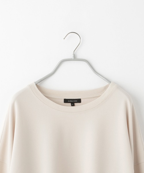 GLOBAL WORK（グローバルワーク）の「ジョーゼットクルーTシャツ/215337（Tシャツ/カットソー・メンズ・チャコールグレー/ライトブルー/ネイビー/オフホワイト/グリーン系その他7・SMALL/MEDIUM/LARGE）」の6枚目の写真