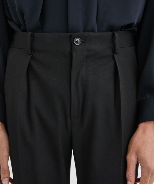 city（シティ）の「ナイスマテリアルパンツ/NICE MATERIAL PANTS（スラックス・メンズ・ブラック/ブラウン・1/2/3）」の10枚目の写真