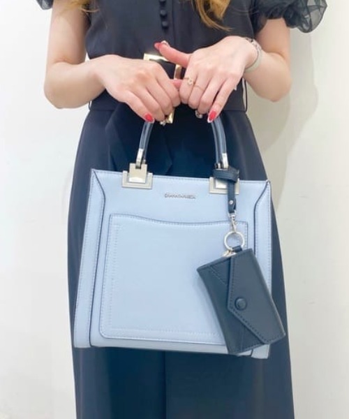 SAMANTHAVEGA（サマンサベガ）の「レター型ポーチ付きBOXトート 