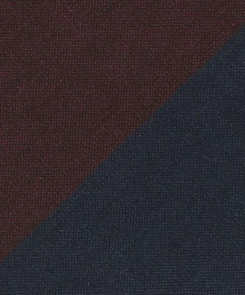 NICKY（ニッキー）の「＜Nicky（ニッキー）＞7.0cm ストライプ2 ネクタイ（ネクタイ・メンズ・ダークブラウン/ネイビー・FREE）」の3枚目の写真