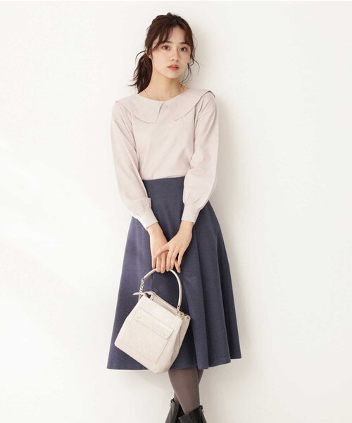 PROPORTION BODY DRESSING(プロポーションボディドレッシング)の「セーラーニット / 1211270018(ニット/セーター・レディース・ダークグレー/グレー/ボルドー・FREE)」の14枚目の写真