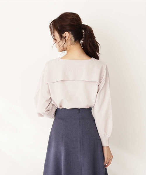 PROPORTION BODY DRESSING(プロポーションボディドレッシング)の「セーラーニット / 1211270018(ニット/セーター・レディース・ダークグレー/グレー/ボルドー・FREE)」の16枚目の写真