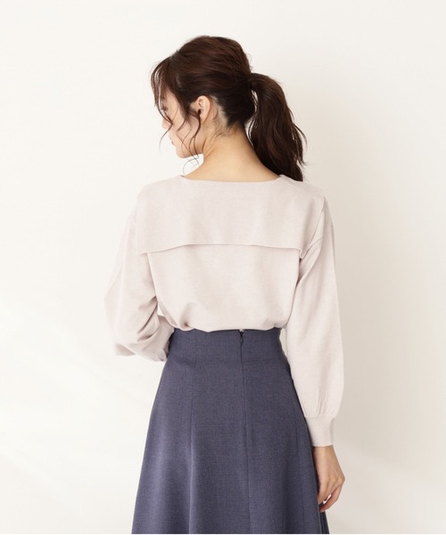 PROPORTION BODY DRESSING(プロポーションボディドレッシング)の「セーラーニット / 1211270018(ニット/セーター・レディース・ダークグレー/グレー/ボルドー・FREE)」の10枚目の写真