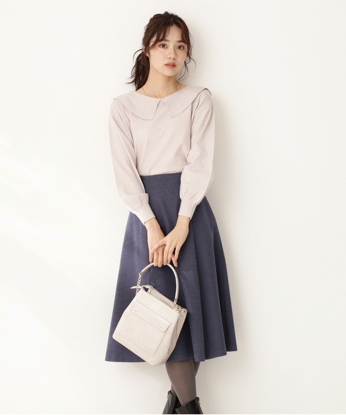 PROPORTION BODY DRESSING(プロポーションボディドレッシング)の「セーラーニット / 1211270018(ニット/セーター・レディース・ダークグレー/グレー/ボルドー・FREE)」の11枚目の写真