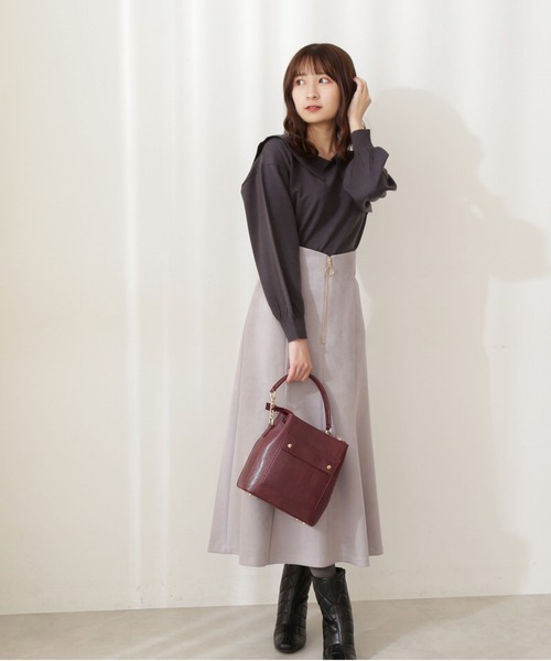 PROPORTION BODY DRESSING(プロポーションボディドレッシング)の「セーラーニット / 1211270018(ニット/セーター・レディース・ダークグレー/グレー/ボルドー・FREE)」の6枚目の写真