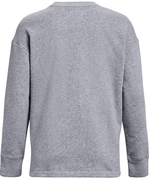 UNDER ARMOUR（アンダーアーマー）の「UAライバルフリース オーバーサイズ クルー（トレーニング/レディース）（スウェット・レディース・ブラック/グレー・S/M/L/XL）」の6枚目の写真