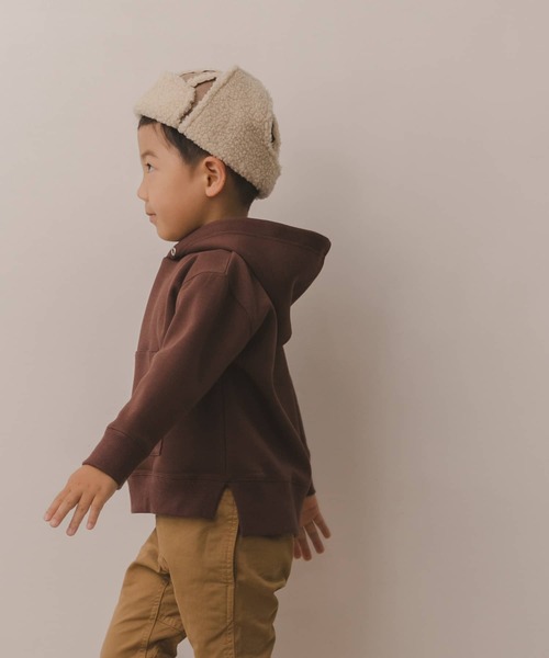 URBAN RESEARCH DOORS（アーバンリサーチドアーズ）の「プルオーバーフーディ(KIDS)（パーカー・キッズ・グレー系その他/ブラウン系その他・105/120/135/150）」の4枚目の写真