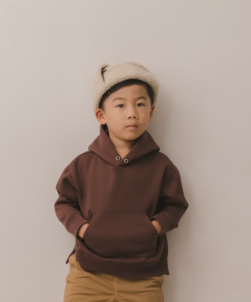 URBAN RESEARCH DOORS（アーバンリサーチドアーズ）の「プルオーバーフーディ(KIDS)（パーカー・キッズ・グレー系その他/ブラウン系その他・105/120/135/150）」の3枚目の写真