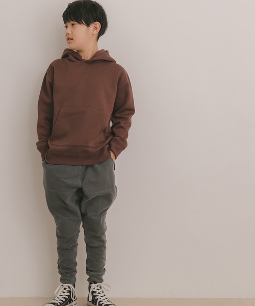 URBAN RESEARCH DOORS（アーバンリサーチドアーズ）の「プルオーバーフーディ(KIDS)（パーカー・キッズ・グレー系その他/ブラウン系その他・105/120/135/150）」の9枚目の写真