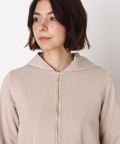 DRESKIP(ドレスキップ)の「◆もちもちダンボ-ルニットジップアップパーカー(パーカー・レディース・サンドベージュ/ダークブラウン/ブラウン系その他2・04/03/02)」の12枚目の写真