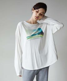 OUVRAGE CLASSE | MalibuフォトプリントTシャツ(Tシャツ/カットソー)