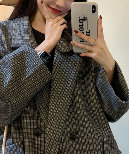 【定価85,800円】オーラリー　ウェザークロスチェックコート　BE　サイズ4 オーバーサイズチェックコート