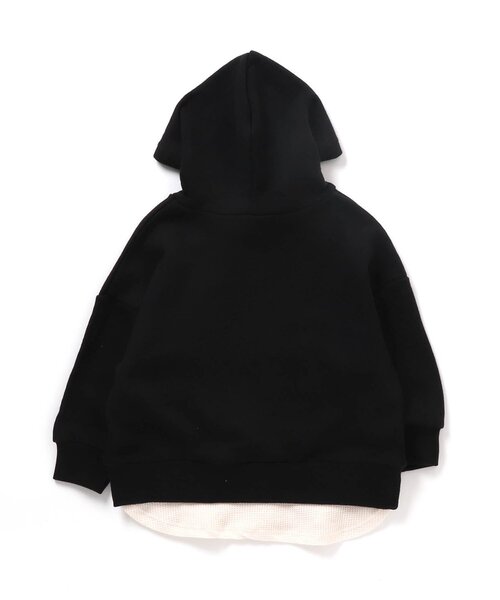 BREEZE（ブリーズ）の「WEB限定 レイヤード風パーカー（パーカー・キッズ・ブラウン/ピンク/ブルー/グリーン/グレー/ベージュ/チャコール/レッド・130/120/100/110/80/140/90）」の14枚目の写真